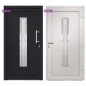 vidaXL Haustür Anthrazit 98x208 cm vidaXL Haustür Anthrazit 98x208 cm