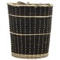 vidaXL Holzkorb mit Trageriemen 50 x 44 x 58 cm Natur Weide vidaXL Holzkorb mit Trageriemen 50 x 44 x 58 cm Natur Weide