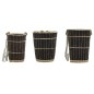 vidaXL Holzkorb mit Trageriemen 50 x 44 x 58 cm Natur Weide vidaXL Holzkorb mit Trageriemen 50 x 44 x 58 cm Natur Weide