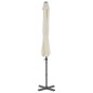 vidaXL Ampelschirm mit Aluminium-Mast Sandfarben 300 cm vidaXL Ampelschirm mit Aluminium-Mast Sandfarben 300 cm