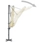 vidaXL Ampelschirm mit Aluminium-Mast Sandfarben 300 cm vidaXL Ampelschirm mit Aluminium-Mast Sandfarben 300 cm