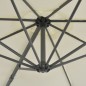 vidaXL Ampelschirm mit Aluminium-Mast Sandfarben 300 cm vidaXL Ampelschirm mit Aluminium-Mast Sandfarben 300 cm