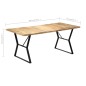 vidaXL Esstisch 180 x 90 x 76 cm Massivholz Mango vidaXL Esstisch 180 x 90 x 76 cm Massivholz Mango