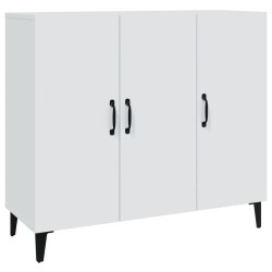 vidaXL Sideboard Weiß 90x34x80 cm Holzwerkstoff