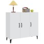 vidaXL Sideboard Weiß 90x34x80 cm Holzwerkstoff vidaXL Sideboard Weiß 90x34x80 cm Holzwerkstoff
