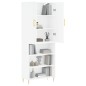 vidaXL Highboard Weiß 69,5x34x180 cm Holzwerkstoff vidaXL Highboard Weiß 69,5x34x180 cm Holzwerkstoff
