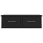 vidaXL Wand-Schubladenregal Schwarz 60x26x18,5 cm Holzwerkstoff vidaXL Wand-Schubladenregal Schwarz 60x26x18,5 cm Holzwerkstoff