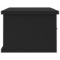 vidaXL Wand-Schubladenregal Schwarz 60x26x18,5 cm Holzwerkstoff vidaXL Wand-Schubladenregal Schwarz 60x26x18,5 cm Holzwerkstoff