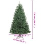 vidaXL Künstlicher Weihnachtsbaum Klappbar mit Ständer Grün 270 cm vidaXL Künstlicher Weihnachtsbaum Klappbar mit Ständer Grün 270 cm