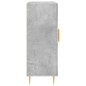 vidaXL Sideboard Betongrau 69,5x34x90 cm Holzwerkstoff vidaXL Sideboard Betongrau 69,5x34x90 cm Holzwerkstoff