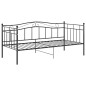 vidaXL Schlafsofa Bettgestell Schwarz Metall 90x200 cm vidaXL Schlafsofa Bettgestell Schwarz Metall 90x200 cm