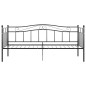 vidaXL Schlafsofa Bettgestell Schwarz Metall 90x200 cm vidaXL Schlafsofa Bettgestell Schwarz Metall 90x200 cm