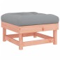 vidaXL Gartenhocker mit Kissen Massivholz Douglasie vidaXL Gartenhocker mit Kissen Massivholz Douglasie