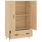 vidaXL Highboard Sonoma-Eiche 69,5x31x115 cm Holzwerkstoff vidaXL Highboard Sonoma-Eiche 69,5x31x115 cm Holzwerkstoff