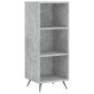 vidaXL Regalschrank Betongrau 34,5x32,5x90 cm Holzwerkstoff vidaXL Regalschrank Betongrau 34,5x32,5x90 cm Holzwerkstoff