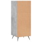 vidaXL Regalschrank Betongrau 34,5x32,5x90 cm Holzwerkstoff vidaXL Regalschrank Betongrau 34,5x32,5x90 cm Holzwerkstoff