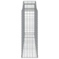 vidaXL Gabionen mit Hochbogen 5 Stk. 300x50x140/160cm Verzinktes Eisen vidaXL Gabionen mit Hochbogen 5 Stk. 300x50x140/160cm Verzinktes Eisen