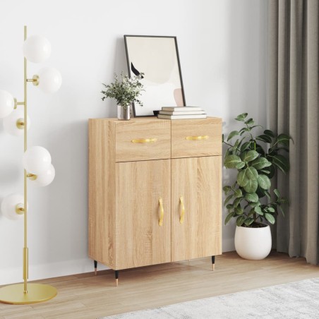 vidaXL Sideboard Sonoma-Eiche 69,5x34x90 cm Holzwerkstoff