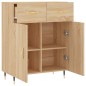 vidaXL Sideboard Sonoma-Eiche 69,5x34x90 cm Holzwerkstoff vidaXL Sideboard Sonoma-Eiche 69,5x34x90 cm Holzwerkstoff