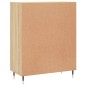 vidaXL Sideboard Sonoma-Eiche 69,5x34x90 cm Holzwerkstoff vidaXL Sideboard Sonoma-Eiche 69,5x34x90 cm Holzwerkstoff