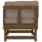 vidaXL Ecksofa mit Kissen Honigbraun Massivholz Kiefer vidaXL Ecksofa mit Kissen Honigbraun Massivholz Kiefer