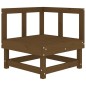 vidaXL Ecksofa mit Kissen Honigbraun Massivholz Kiefer vidaXL Ecksofa mit Kissen Honigbraun Massivholz Kiefer