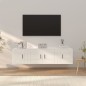 vidaXL 3-tlg. TV-Schrank-Set Hochglanz-Weiß Holzwerkstoff vidaXL 3-tlg. TV-Schrank-Set Hochglanz-Weiß Holzwerkstoff