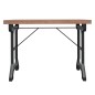 vidaXL Esstisch 110x65x82 cm Massivholz Tanne und Eisen vidaXL Esstisch 110x65x82 cm Massivholz Tanne und Eisen