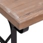 vidaXL Esstisch 110x65x82 cm Massivholz Tanne und Eisen vidaXL Esstisch 110x65x82 cm Massivholz Tanne und Eisen