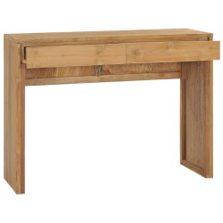 vidaXL Konsolentisch 100x35x75 cm Teak Massivholz