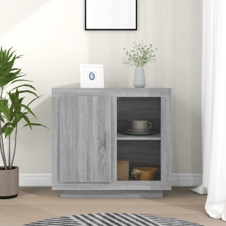 vidaXL Sideboard Grau Sonoma 80x40x75 cm