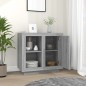 vidaXL Sideboard Grau Sonoma 80x40x75 cm vidaXL Sideboard Grau Sonoma 80x40x75 cm
