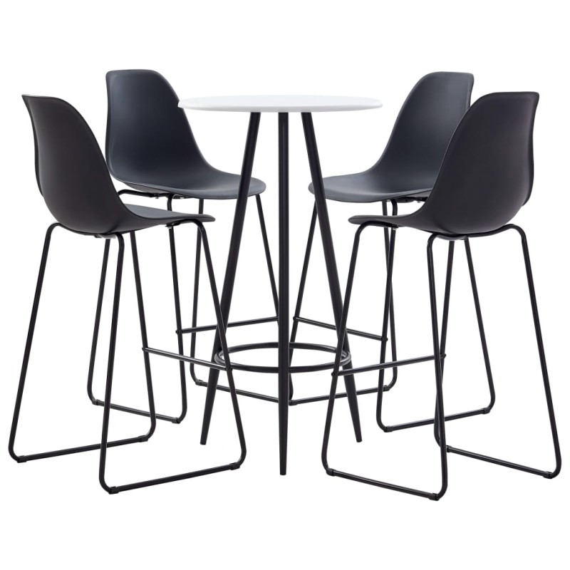 5-tlg. Bar-Set Kunststoff Schwarz 5-tlg. Bar-Set Kunststoff Schwarz