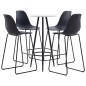 5-tlg. Bar-Set Kunststoff Schwarz 5-tlg. Bar-Set Kunststoff Schwarz
