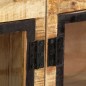 vidaXL Sideboard Braun und Schwarz 160×30×80 cm Raues Mango-Massivholz vidaXL Sideboard Braun und Schwarz 160×30×80 cm Raues Mango-Massivholz