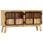 vidaXL Sideboard Braun und Schwarz 160×30×80 cm Raues Mango-Massivholz vidaXL Sideboard Braun und Schwarz 160×30×80 cm Raues Mango-Massivholz