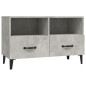 vidaXL TV-Schrank Betongrau 80x36x50 cm Holzwerkstoff vidaXL TV-Schrank Betongrau 80x36x50 cm Holzwerkstoff