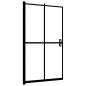 vidaXL Faltbare Duschkabine ESG Schwarz 80x140 cm vidaXL Faltbare Duschkabine ESG Schwarz 80x140 cm