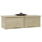 vidaXL Wand-Schubladenregal Sonoma-Eiche 60x26x18,5 cm Holzwerkstoff vidaXL Wand-Schubladenregal Sonoma-Eiche 60x26x18,5 cm Holzwerkstoff