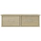 vidaXL Wand-Schubladenregal Sonoma-Eiche 60x26x18,5 cm Holzwerkstoff vidaXL Wand-Schubladenregal Sonoma-Eiche 60x26x18,5 cm Holzwerkstoff