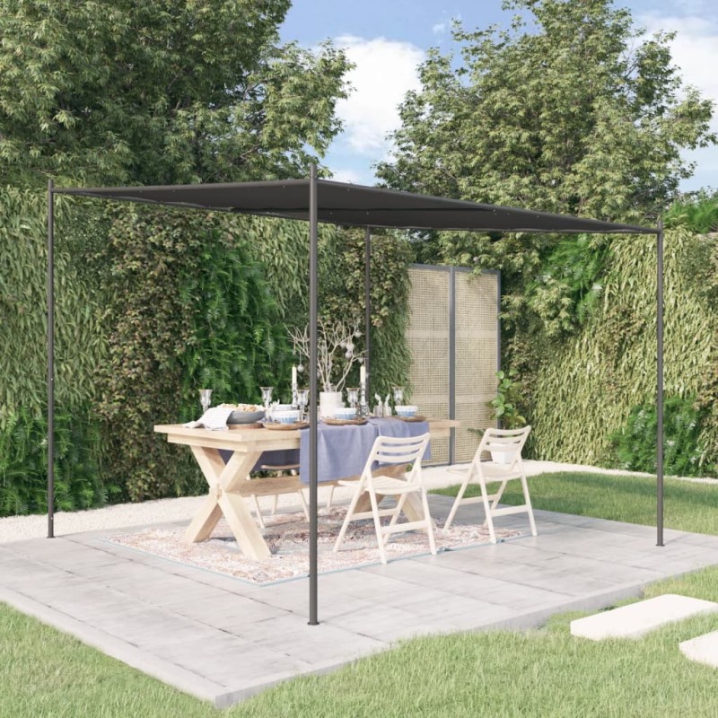 vidaXL Pavillon Anthrazit 3x3 m 180 g/m² Stoff und Stahl vidaXL Pavillon Anthrazit 3x3 m 180 g/m² Stoff und Stahl