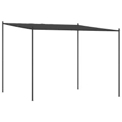 vidaXL Pavillon Anthrazit 3x3 m 180 g/m² Stoff und Stahl