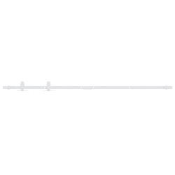vidaXL Mini Schiebetürbeschlag Set für Schranktüren Carbonstahl 152 cm
