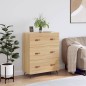 vidaXL Kommode Sonoma-Eiche 69,5x34x90 cm Holzwerkstoff vidaXL Kommode Sonoma-Eiche 69,5x34x90 cm Holzwerkstoff
