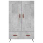 vidaXL Highboard Betongrau 69,5x31x115 cm Holzwerkstoff vidaXL Highboard Betongrau 69,5x31x115 cm Holzwerkstoff