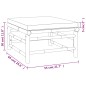 vidaXL 6-tlg. Garten-Lounge-Set mit Kissen Taupe Bambus vidaXL 6-tlg. Garten-Lounge-Set mit Kissen Taupe Bambus
