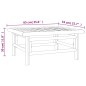 vidaXL 6-tlg. Garten-Lounge-Set mit Kissen Taupe Bambus vidaXL 6-tlg. Garten-Lounge-Set mit Kissen Taupe Bambus