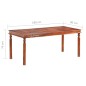 vidaXL Esstisch 180x90x76 cm Massivholz vidaXL Esstisch 180x90x76 cm Massivholz