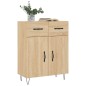 vidaXL Sideboard Sonoma-Eiche 69,5x34x90 cm Holzwerkstoff vidaXL Sideboard Sonoma-Eiche 69,5x34x90 cm Holzwerkstoff