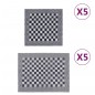 vidaXL 10-tlg. Handtuch-Set Blau und Weiß Baumwolle vidaXL 10-tlg. Handtuch-Set Blau und Weiß Baumwolle